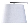 Darby Silver Mid-Century Modern Metal Desk Lamp - StyleCraft: Adjustable, Linen Shade, UL Listed - 2 of 4