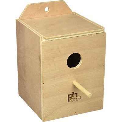 Prevue Pet Products BPV1102 Wood Inside Mount Nest Box for Birds, Lovebird