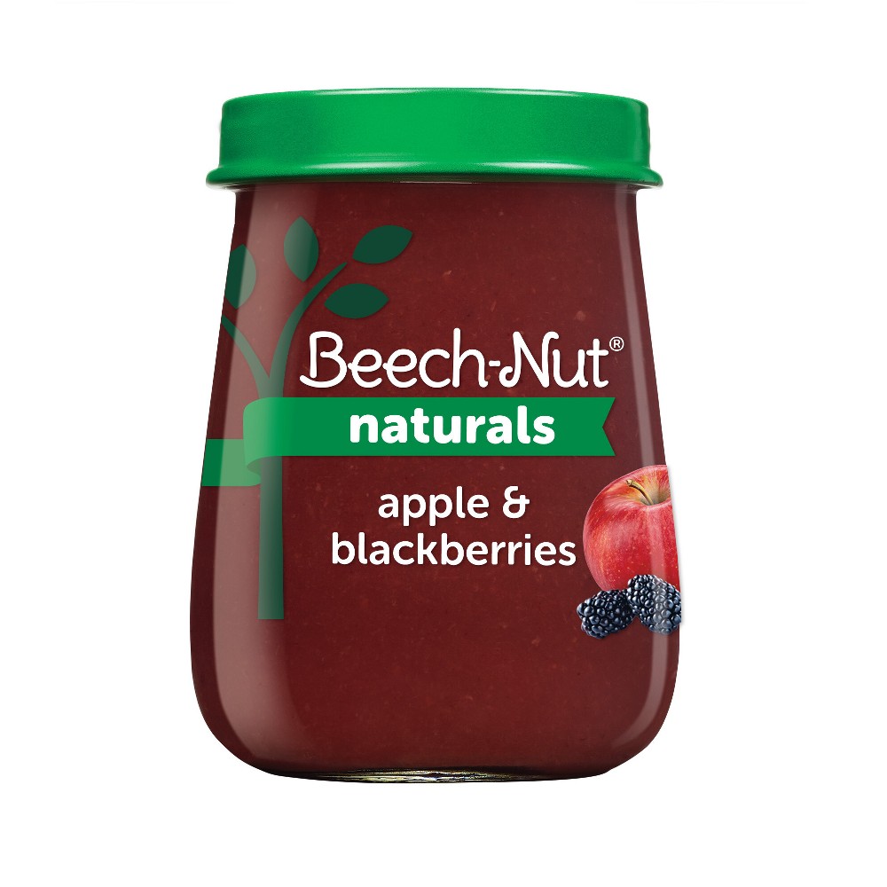 Photos - Baby Food Beech-Nut Naturals Apple & Blackberry  Jar - 4oz