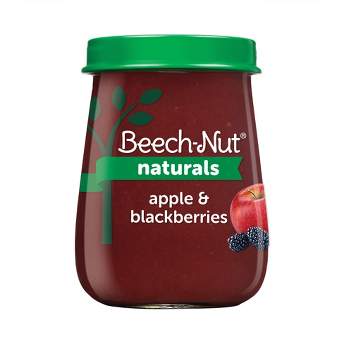 Beech-Nut Naturals Apple & Blackberry Baby Food Jar - 4oz