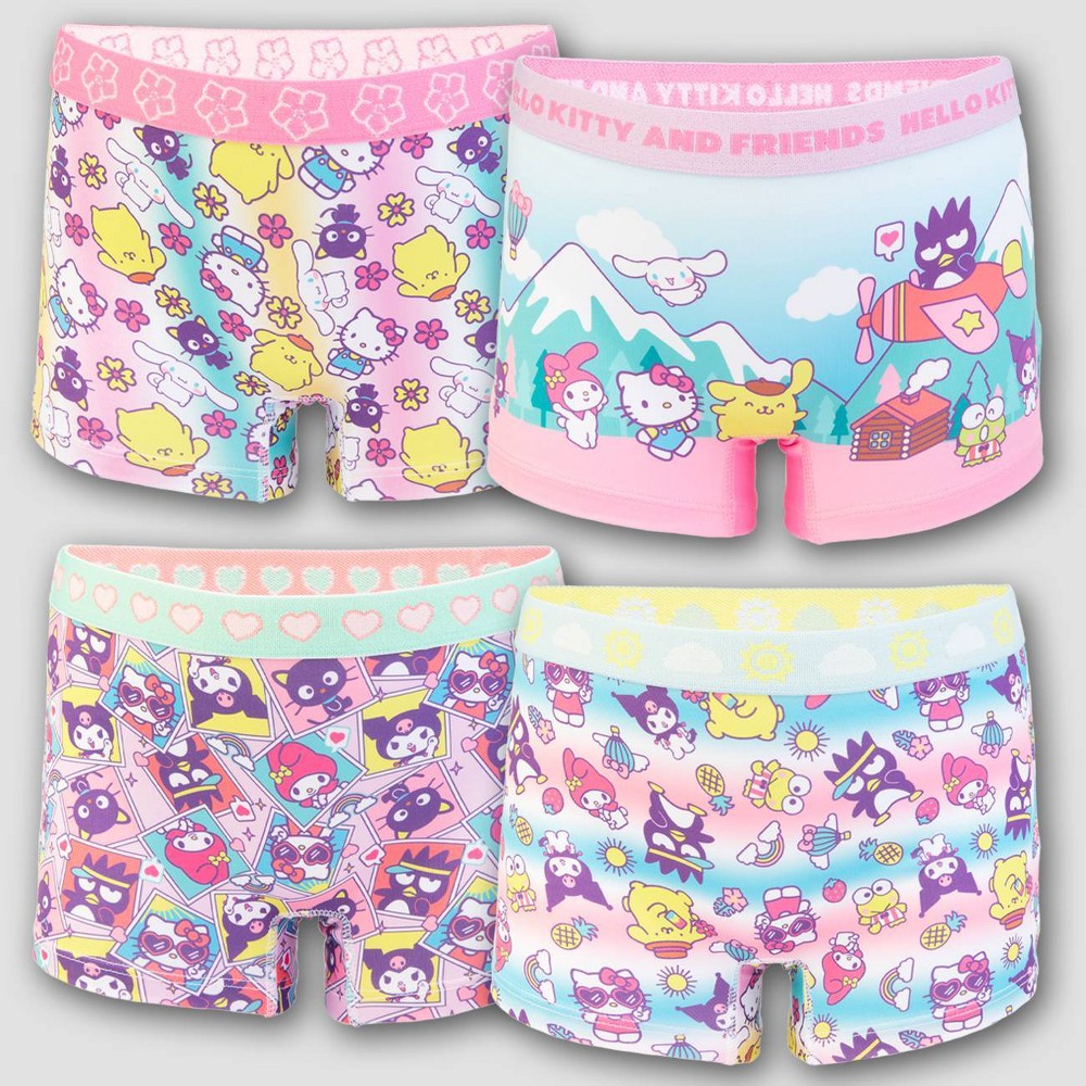 Girls' Hello Kitty & Friends 4pk Underwear - 6