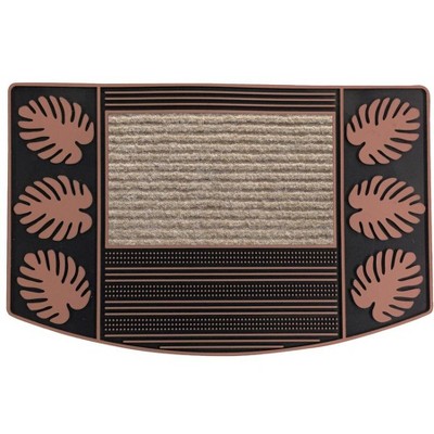 Front Door Mat Outdoor Entrance, Heavy Duty Doormat Half Circle