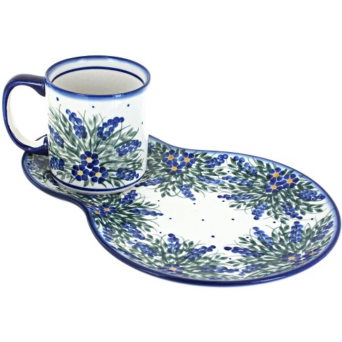 Blue Rose Polish Pottery