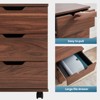 ORRD 3-Drawer Rolling File Cabinet | Mobile Under-Desk Storage with Lockable Casters for Home Office - 2 of 4