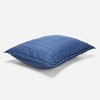 Box Stitch Microfiber Sham - Pillowfort™ - image 3 of 4