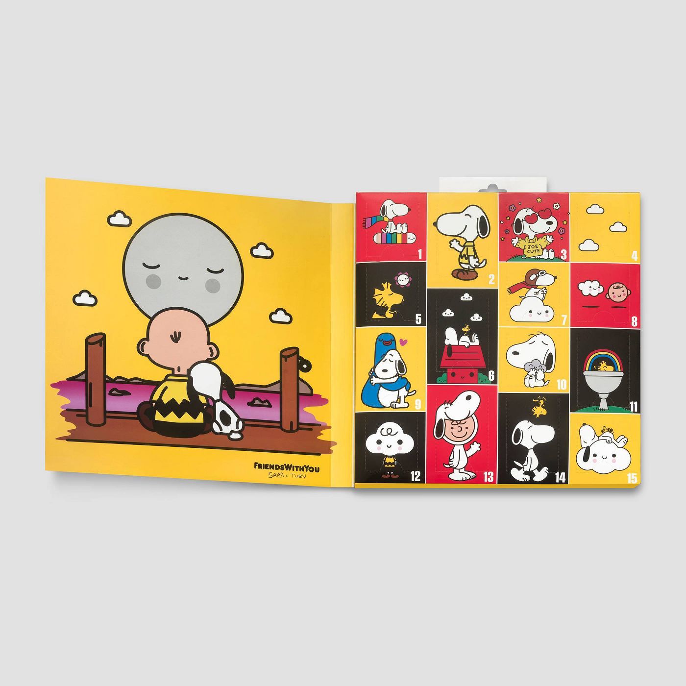 Men's Peanuts 15 Days of Socks Advent Calendar - Assorted Colors One Size - image 3 of 5