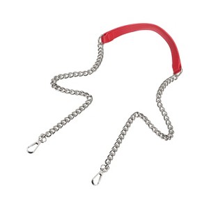 Unique Bargains Metal Corrosion-Resistant PU Leather Purse Flat Chain Strap - 1 of 4