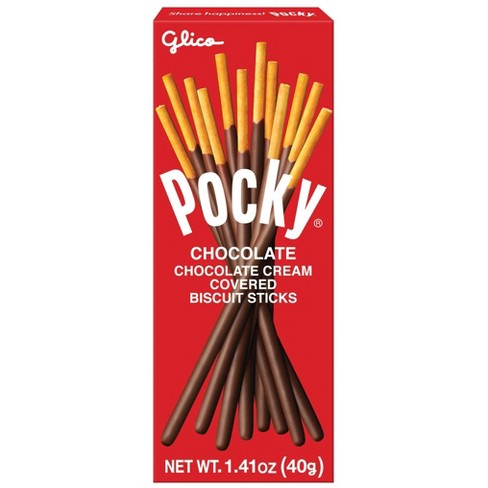 Glico Pocky Chocolate Cream Covered Biscuit Sticks - 1.41oz : Target