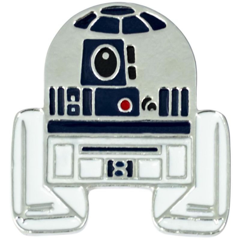 Seven20 Star Wars R2-D2 Stylized 7 Inch Plush With Enamel Pin, 3 of 4