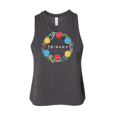 Women's - Friends - Wreath Graphic Racerback Tank