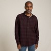 Lands' End Men's Authentic Flannel Shirt with Corduroy Collar - 4 of 4