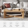 Lirago Wood Coffee Table 50x26 Natural - 4 of 4