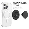 PopSockets Magnetic Phone Grip with MagSafe, Magnetic Adapter Ring Included - Black - 3 of 4
