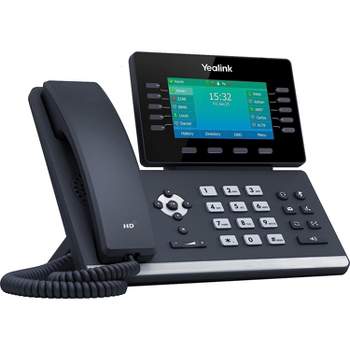 Yealink T54W IP Phone, 16 VoIP Accounts 4.3" Display, Power Adapter Not Included (Pre-Owned)