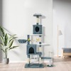 EROMMY 69" Cat Tree, Multi-level Cat Tower, Cat Condo for Indoor Cats - 4 of 4