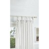 95"x 37" Martha Stewart 2pk Laguna Striped 95" Curtain Panel Gray - 4 of 4