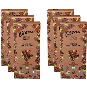 Oteas Organic Chocolate Chai Tea - Case of 6 - 15 Bags - 1 of 2