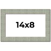 PosterPalooza | Photo Size Sculpted Blue Picture Frame - UV Acrylic, Foam Board Backing, Hanging Hardware - 2 of 4