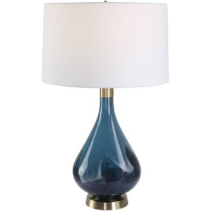 Uttermost Riviera 27 3/4" High Sapphire Navy Blue Glass Table Lamp - 1 of 1