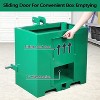 Coucheta 3 Point Ballast Box, 800LB Capacity w/ 2" Quick Hitch Receiver, 5 cu.ft Heavy Duty Tractor Weight Box w/Sliding Door, 3mm Steel - 4 of 4