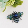 Anna-Kaci Crystal Rhinestone Bee Crystal Rhinestone Brooch Pin - Elegant Enamel Insect Flower Jewelry for Women & Men - 2 of 4