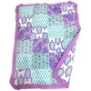 Bacati - Paisley Isabella Purple Lilac Aqua 6 pc Crib Bedding Set with Long Rail Guard Cover - 4 of 4