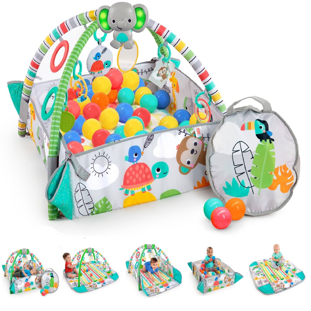 Bright Starts 5-In-1 Your Way Ball Play Activity Gym & Ball Pit - Totally Tropical -  82224625