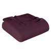 HomeRoots Queen Plum Cotton Woven Chevron Blanket - 4 of 4