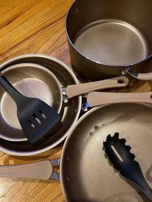 NutriChef 20-Piece Nonstick Kitchen Cookware Set - Matt Gold – Môdern Space  Gallery