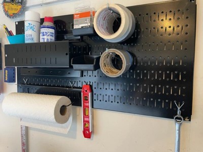 Pegboard Paper Towel Holder - Makers Road