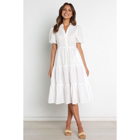 Petal And Pup Women's Freda Dress - White 6 : Target