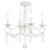 Livex Lighting Pennington 4 - Light Chandelier in  Antique White - 4 of 4