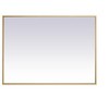 Elegant Lighting Metal frame rectangle mirror 27 inch in Black - 4 of 4