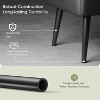 47.8" Faux Leather Storage Ottoman Bench with Hidden Compartment and Metal Legs for Bedroom & Entryway - 4 of 4