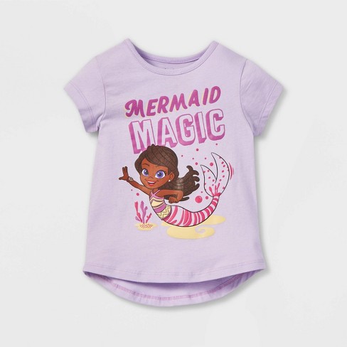 Pink & Dark Purple Toddler  Sports Jersey Design Toddler T-shirt