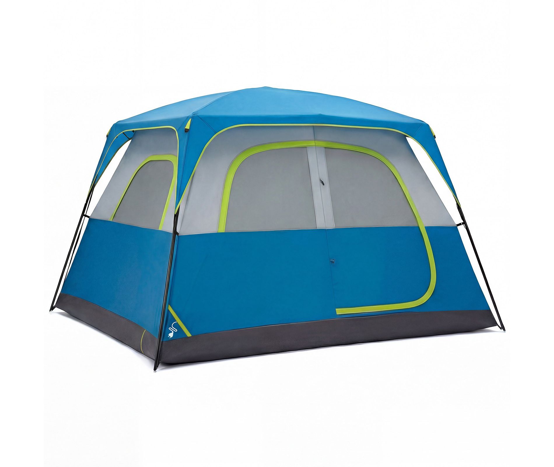 NAYSAYE Camping Tent 4-8 Person Waterproof Windproof Dome Tent with Rainfly Multi-Directional Ventilation Quick Setup for Family Outdoor Backpacking