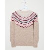 FatFace Women's Plus Size Wild Fairisle Yoke Sweater - 4 of 4