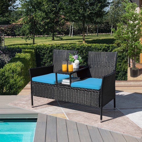 Target outdoor loveseat discount cushions