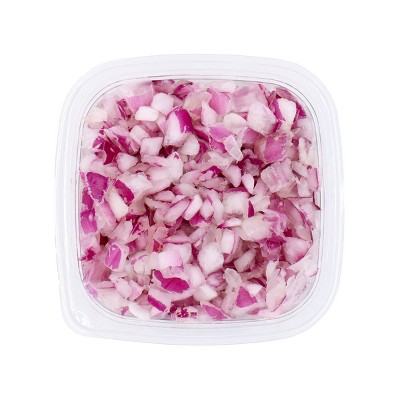 Fresh Diced Red Onion - 5oz
