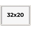 PosterPalooza | Shadow Box 1.5" Depth Silver Picture Frame - UV Acrylic, Backing Board, Hanging Hardware - 2 of 4