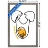 Trends International Gudetama - Leave Me Alone Framed Wall Poster Prints - 3 of 4