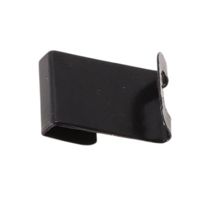 Unique Bargains Picture Hangers S-Shaped No-Nail Hook ABS Black 0.75"x0.63" 20 Pcs