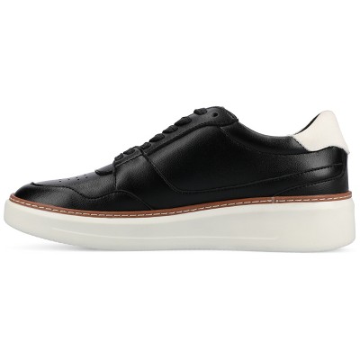 Vance Co. Vance Mens Hustle Perforated Low Top Court Sneaker, Black 10 — фото 2