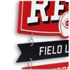 MLB Cincinnati Reds Baseball Field Metal Panel - 4 of 4