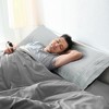 PiccoCasa Brushed Microfiber Envelop Closure Body Breathable Embroidery Pillowcases 2 Pcs - 2 of 4