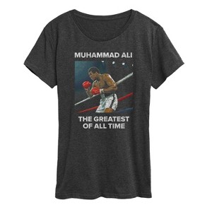 Women's - Muhammad Ali - The Greatest Of All Time -Women's Short Sleeve Graphic T-Shirt Short Sleeve Graphic T-Shirt - 1 of 4