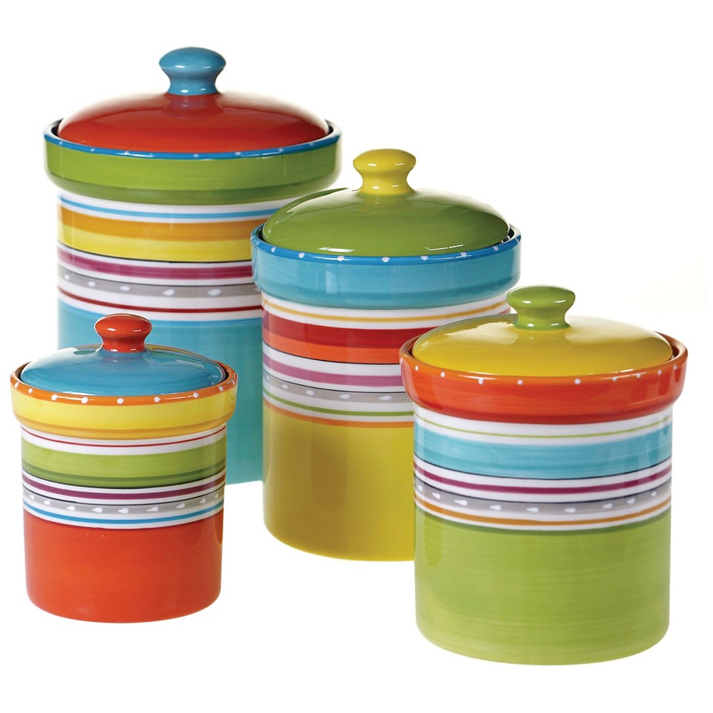 Certified International Mariachi 4-pc. Canister Set