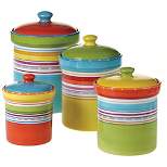 Certified International Mariachi 4-pc. Canister Set