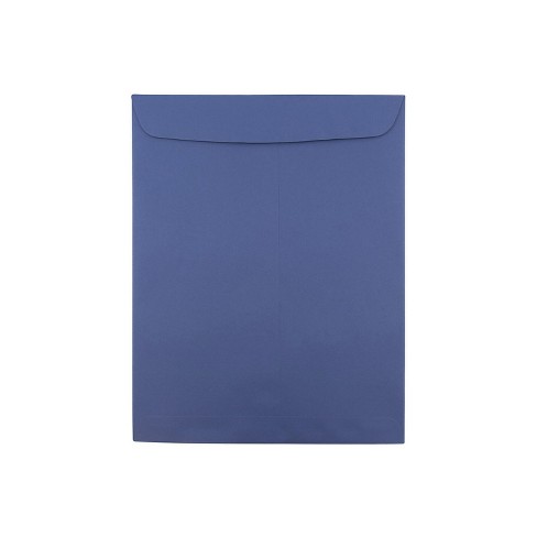 JAM Paper 10 x 13 Open End Catalog Envelopes Presidential Blue 100/Pack (263919489B) - image 1 of 2