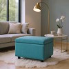 MAYEERTY Multi-Functional Storage Stool, Seating & Storage in One, Living Room Entryway - 3 of 4